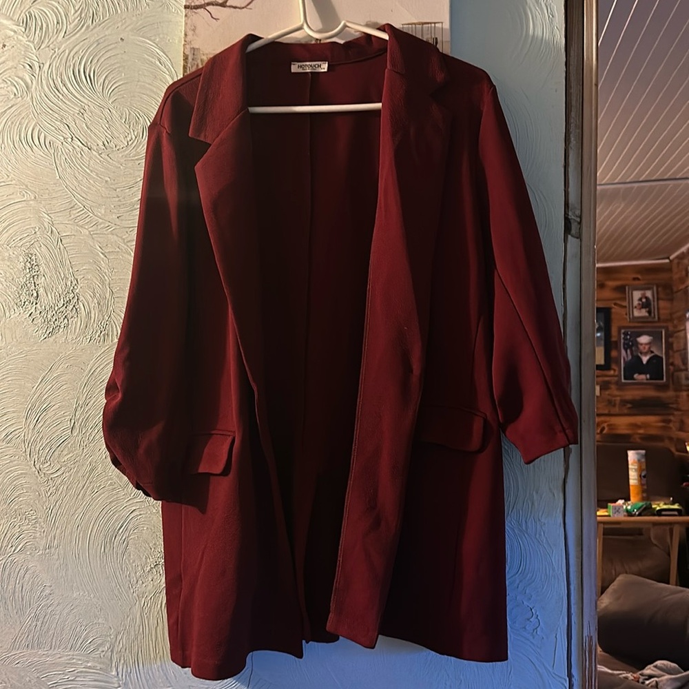 Woman’s Red Business Blazer